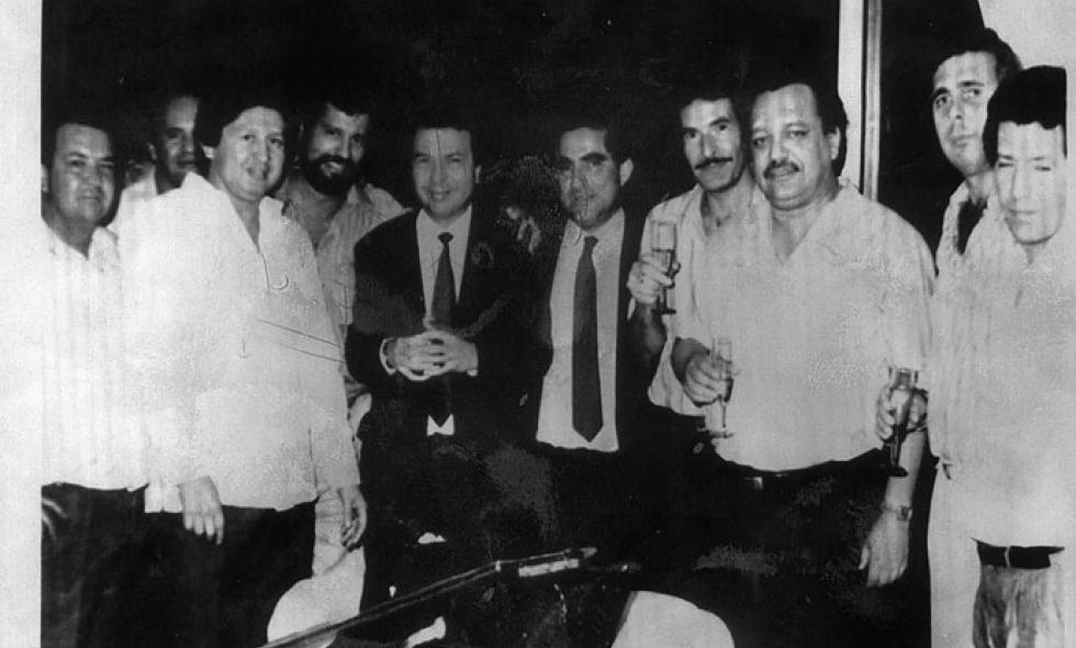 miguel rodríguez orejuela with his partners